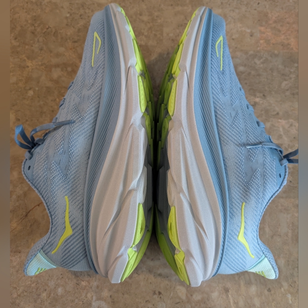 Hoka One One Clifton 9 Trail Lightweight Running Shoes Women's Size 12 No Box - Picture 6 of 10